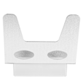 Miniatyrbild 2 av 7: Väggmonterat Lockställ för Kastruller Skärbräda Pannlock Organizer Hållare Köksredskap Verktyg Silver
