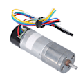 Miniatyrbild 8 av 8: DC-växelmotor med Encoder Hastighetsmätningssignalåterkoppling Smartbil Dedikerad JGA25‑371DC12V 280RPM