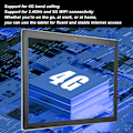 Miniatyrbild 8 av 8: 10,1 tums surfplatta för Android 10,1 surfplatta med 6 GB RAM 128 GB ROM 5G WIFI för spel, tittande, läsning EU-kontakt Blå