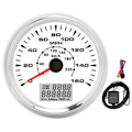 Pikkukuva 2 / 8: 3‑3/8 tuuman nopeusmittari GPS 160MPH 0‑220KM/H 9‑32VDC laivaan, jahtiin, moottoripyörään, tekniseen ajoneuvoon