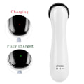 Miniatyrbillede 5 af 6: Photon Terapi RF EMS Højfrekvent Mikrovibration Skønheds Maskine Porerensning Sort Hvid