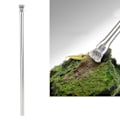 Miniatyrbillede 1 af 8: Akvarium Algerbørste med Tråd - Rustfrit Stål - Til Rengøring af Alger på Sten, Træ og Hårde Overflader - 15 cm/5,9 tommer