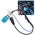 Miniatyrbilde 1 av 8: Bil RF Radio Antenneadapter Dobbel FAKRA med Forsterker Erstatning for AG RNS510 MFD3 RCD510 310