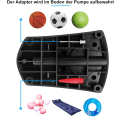 Miniatyrbillede 8 af 9: Cykelpumpe, mini bærbare fodpumper med trykmåler, gulvpumpe velegnet til MTB trekkingcykler, bycykler og børnecykler. Til bolde,