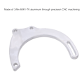 Miniatyrbilde 8 av 8: Langt Vannpumpe Alternatorbrakettsett Passasjersiden CNC Aluminium Erstatning for Small Block Chevy
