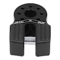 Miniatyrbillede 7 af 8: Flad Winch Shackle Mount 16000lb Belastning med Gummibeskyttelse Aluminium Legering Universal til UTV SUV Pickup Sort