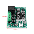 Miniatyrbild 5 av 5: Digital DC 12V Dubbel LED-Display Temperaturregulator Sensor Relämodul Termostatbrytare