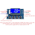 Miniatyrbild 6 av 8: PWM Puls-Kvadratvågssignalgeneratormodul med LCD-display och justerbar frekvens