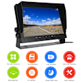 Miniatyrbild 8 av 8: 10,1 tum Bakkamera Monitor TFT LCD Skärm med Solskydd Universal för Bil Lastbil Husbil Minivan Trailer
