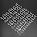Miniatyrbillede 1 af 3: 3 Poser Professionelle Øvelses Negletips Falske Neglelak Display Farve Kort Manicure Værktøj Transparent