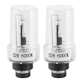 Pikkukuva 2 / 3: 2 kpl 6000K Auton Etuvalot Vaihto 5500lm Valovoima Korkea Kirkkaus DC 9V‑32VD2R