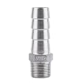 Miniatyrbillede 2 af 2: Brændstof Gasslange Barb Han-Gevind Kobling Fitting BSP Stik (3/8\"x15mm)