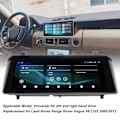 Pikkukuva 7 / 8: 12,3 tuuman auton multimediasoitin Android 12:lle, langaton Carplay, 8-ydin, korvaa Land Rover Range Rover Vogue V8 L322 8+128G