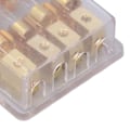 Miniatyrbilde 5 av 8: Strømblokk for bilstereo, fordeler 1 inn 4 ut, jording, sikringsholder 60A