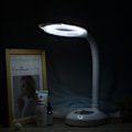 Miniatyrbillede 7 af 8: LED Tattoo Gulvlampe Neglekunst Lampe Justerbar Grader Forstørrelsesglas Koldt Lys EU Stik 220V