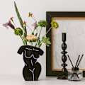 Miniatyrbild 7 av 8: Akrylblomvas Versatil Snygg Lätt Dekorativ Modern Kroppsformad Blomvas För Vardagsrum Sovrum Kvinnor