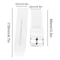 Miniatyrbillede 6 af 8: Silikonrem Professionel Blød Hurtig Udskiftning Smartwatch Rem Tilbehør Passer til Amazfit GTR 4 Hvid