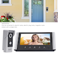 Miniatyrbild 7 av 8: 7 Tums WiFi Videodörrklocka Intercomsystem Smart 1 för 1 Visuell Telefon Fjärrkontroll Video Intercom Ingångssystem EU-kontakt