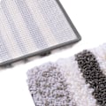Miniatyrbilde 2 av 4: Ekstra myke og absorberende polyester badematter, sklisikre myke og lurvete badetepper, maskinvaskbar, badematter for baderomsgulv, badekar og dusj 60*90cm