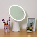 Miniatyrbillede 5 af 8: Multifunktionel LED-lys Makeup Spejl Bordplade Touch Screen Bluetooth Audio Bordlampe
