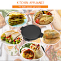 Miniatyrbild 8 av 8: Elektrisk Crepe Maker 2000W Justerbar Precis Temperaturkontroll Pannkaka Griddle Maskin för Perfekt Brunch Blintzes Ägg Bacon Tortillas EU-kontakt