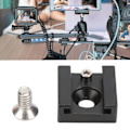 Miniatyrbillede 1 af 8: Kold Sko Montering Adapter med 1/4 tommer Skrue til Kamera Bur Lommelygte Skærm Mikrofon
