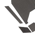 Miniatyrbilde 5 av 8: Senterkonsoll Oppbevaringsboks Deksel Trim Karbonfiber Materiale Erstatning for Polaris RZR PRO XP 2021+