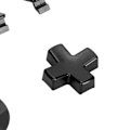 Miniatyrbild 4 av 8: Tillbehör för Xbox One Elite Series 2 Controller Metall Thumbsticks Ersättningsdelar Kit Joysticks Paddlar Kit Svart