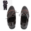 Miniatyrbild 1 av 8: Formella Business-skor Snörning Fritid PU-läder Herr Casual Dress Skor för Vardagslivet Brun 44