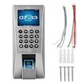 Miniatyrbilde 2 av 5: 2,4 tommers TFT Fingeravtrykk Tidtaker 125KHz RFID Kort Dør Adgangskontroll System Wiegand26