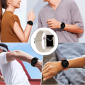 Miniatyrbild 5 av 5: Justerbar vävd iwatch-rem (42/44/45mm, färgglada stjärnpunkter)