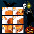 Pikkukuva 4 / 5: Halloween- set, 7-osainen ruostumattomasta teräksestä valmistettu kurpitsanveistotyökalu kantolaukulla, Halloween-sisustus, tee-se-itse-tarvikkeet, ammattilainen