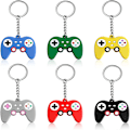 Miniatyrbillede 1 af 7: Pakke med 6 spil nøgleringe, spil nøglering, spil party taske filler, video spil controller, video spil nøglering, nøgleringe, spil håndtag vedhæng charms