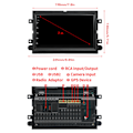 Miniatyrbillede 6 af 8: 7 tommer bilstereo til Android 12 med berøringsskærm, GPS-navigation, trådløs Bluetooth-radio, multimediespiller, udskiftning