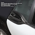 Miniatyrbillede 7 af 8: Ydre Dørgreb Skål Dæksel Kit Kulfiber Farve Udskiftning til Smart Fortwo C453 A453 2016‑2021