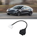 Miniatyrbilde 1 av 8: OBD 16-pins til 26-pins Adapterkabel Høy Fleksibilitet Stabil Overføring Erstatning for Tesla Model 3 Y