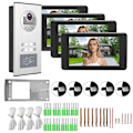 Miniatyrbillede 2 af 8: 7 tommer Trådløs Videodørklokke med 4-Tommers Touchscreen Monitor Vision 100-240vAU