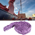 Miniatyrbillede 7 af 8: Løfteslynge Hejsestropper 1T Polyester Rigging Stropper Lilla til Transport
