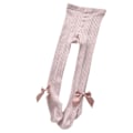 Miniatyrbild 1 av 8: Flickleggings Strumpbyxor Varma Supermjuka Andningsbara Flickstrumpbyxor med Rosettdekor för Vår Höst Rosa L (Rekommenderas 105‑115cm /