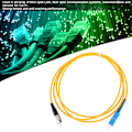 Miniatyrbild 1 av 2: 5 st Fiber Jumper SC FC Single Mode Kärnfiberoptisk Kabel Patch Cord för Nätverk