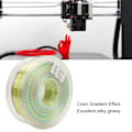 Pikkukuva 7 / 8: PLA-filamentti Värigradientti Rainbow Monivärinen Silkkimäinen Kiiltävä 1.75mm 3D-tulostin Filamentti