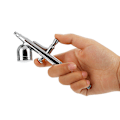 Pikkukuva 7 / 8: Painon syöttöinen kaksoistoiminen airbrush-setti, maalisuihkupistooli kakun koristeluun/kynsien taiteeseen (130S)