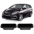 Miniatyrbilde 1 av 8: 2 stk Svarte Innvendige Baklukehåndtak Trim GJ6A 68 966 Erstatning For Mazda 3 5 CX‑5 CX‑7 RX‑8