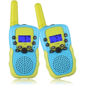 Miniatyrbild 2 av 9: 2 paket är lämpliga för 3-12 år gamla barns walkie-talkies 22 kanaler 2 radioleksaker med bakgrundsbelysning LCD-ficklampa $ Walkie-talkies för barn