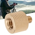 Miniatyrbild 1 av 8: Mässingsskruvadapter 1/4 tum hane till 3/8 tum hona Stativgängreduceringsskruvadapter