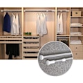 Miniatyrbild 3 av 5: Fjäderspännstång för mångsidig användning, konstruktion i rostfritt stål med uppgraderad design, enkel installation från 127 till 203 cm, halkfri plast