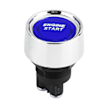 Miniatyrbillede 2 af 2: 12V-24V 50A Bilmotor Start Trykknapp Bryter Tenning Starter Blå LED