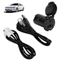 Pikkukuva 1 / 8: Stereokaiuttimen USB-liitäntäkaapelisetti Peugeot 206 207 307:lle