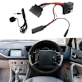 Pikkukuva 7 / 8: 40-nastainen auton stereon RD4 täysjohtosarja Bluetooth-mikrofonilla AUX IN -kaapeliadapteri Citroen C2 C3 C4 C6:lle