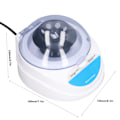 Miniatyrbilde 6 av 8: Mini Sentrifugemaskin 7000RPM Bærbar Benketopsentrifuge med 2 Rotorer for Laboratorier 100‑240V EU-kontakt